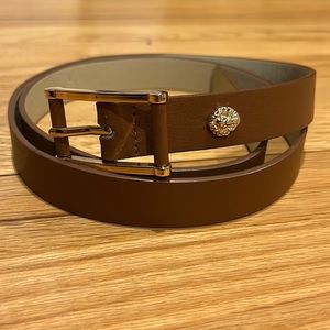 EUC- Brown Women’s Belt with Rose Gold Accents